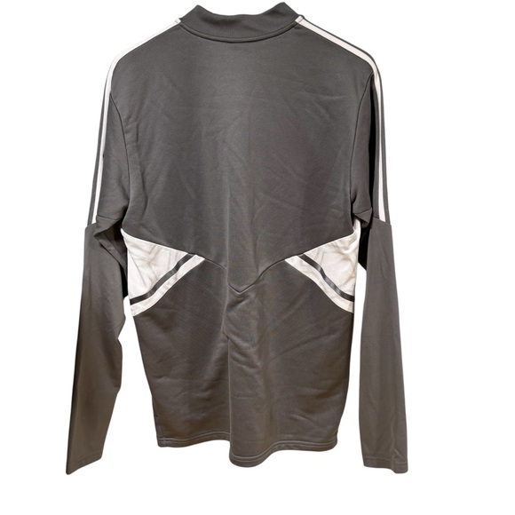 Adidas Charcoal‎ and White MLS Quarter-Zip Pullover - Picture 2 of 10